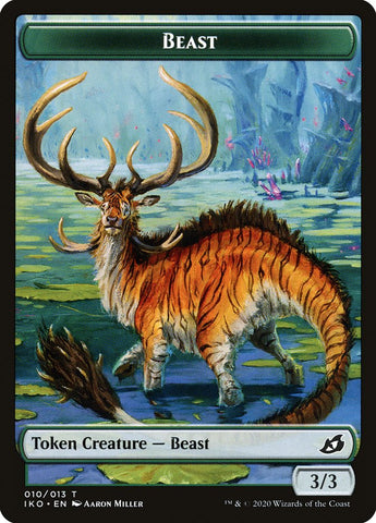 Beast Token [Ikoria: Lair of Behemoths Tokens] Magic: The Gathering