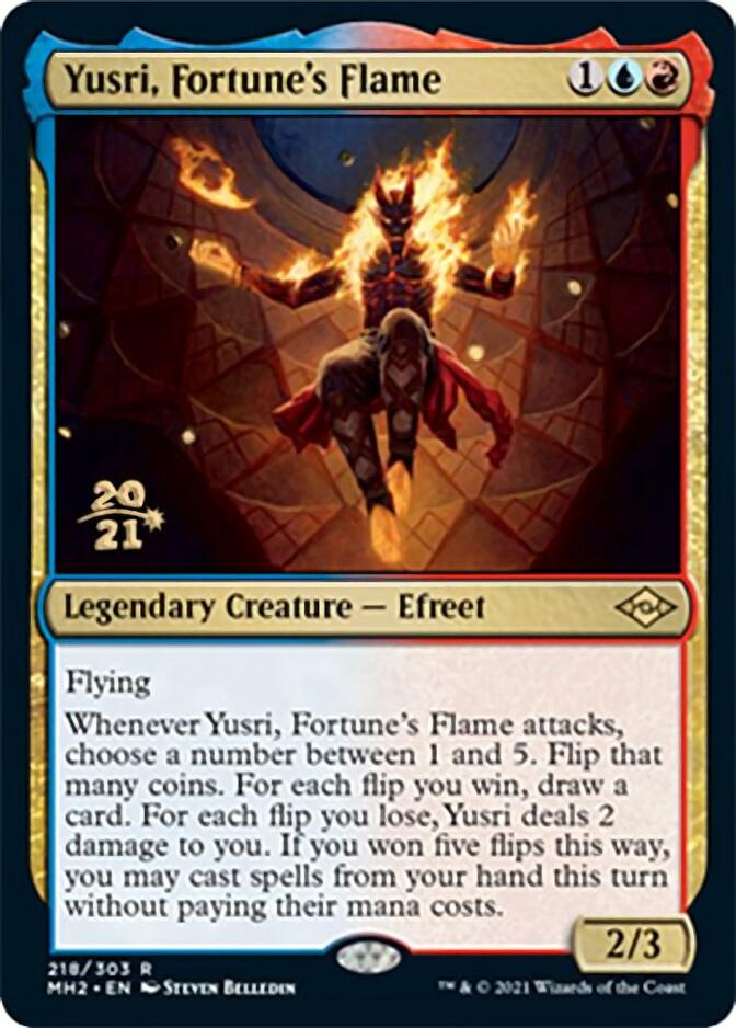 Yusri, Fortune's Flame [Modern Horizons 2 Prerelease Promos] Magic: The Gathering