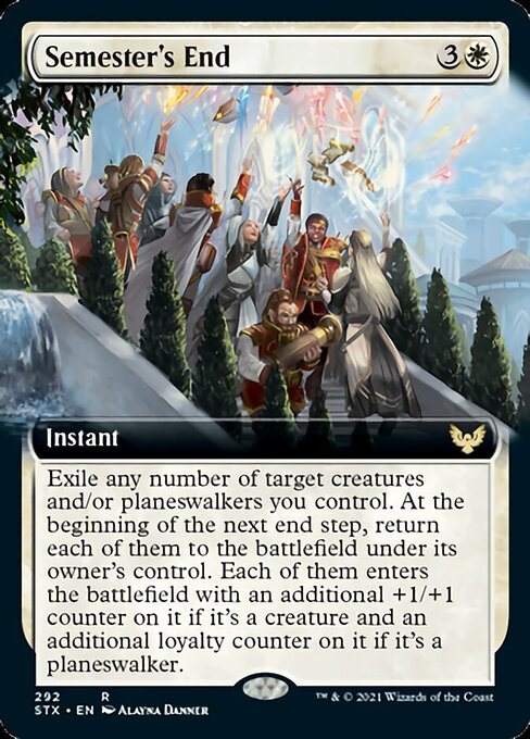 Semester's End (Extended Art) [Strixhaven: School of Mages] Magic: The Gathering