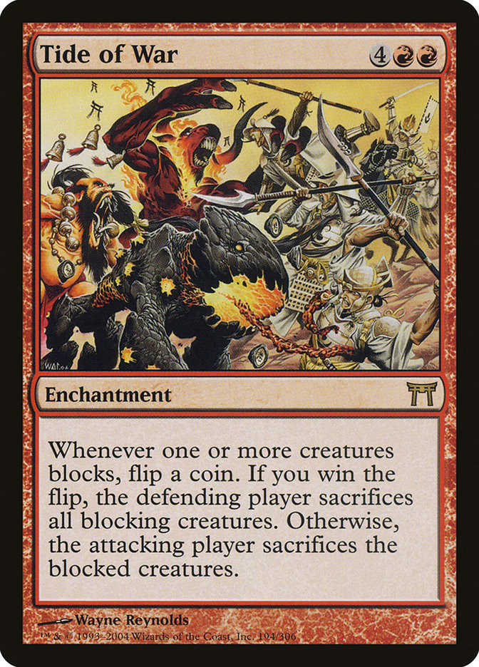 Tide of War [Champions of Kamigawa] Magic: The Gathering