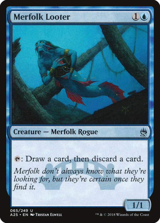 Merfolk Looter [Masters 25] Magic: The Gathering