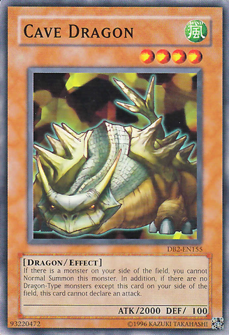 Cave Dragon [DB2-EN155] Common Yu-Gi-Oh!