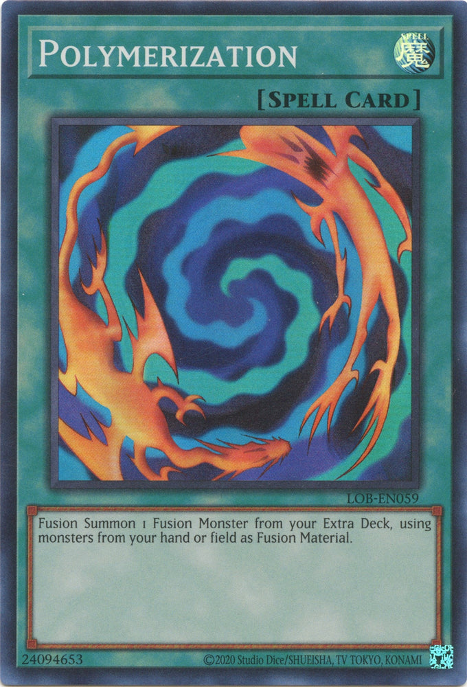 Polymerization (25th Anniversary) [LOB-EN059] Super Rare Yu-Gi-Oh!