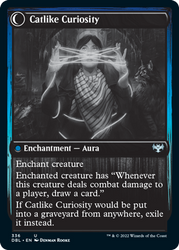 Mischievous Catgeist // Catlike Curiosity [Innistrad: Double Feature] Magic: The Gathering