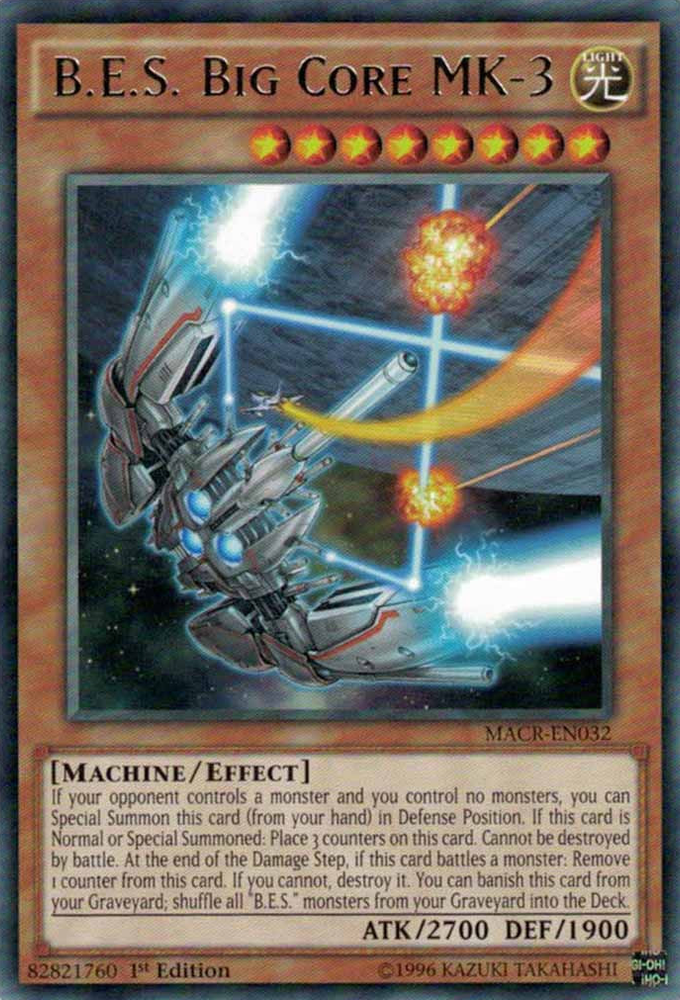 B.E.S. Big Core MK-3 [MACR-EN032] Rare Yu-Gi-Oh!