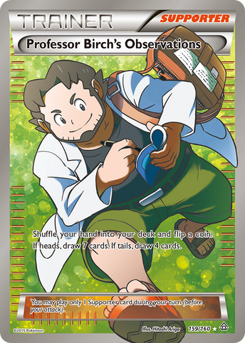 Professor Birch's Observations (159/160) [XY: Primal Clash] Pokémon