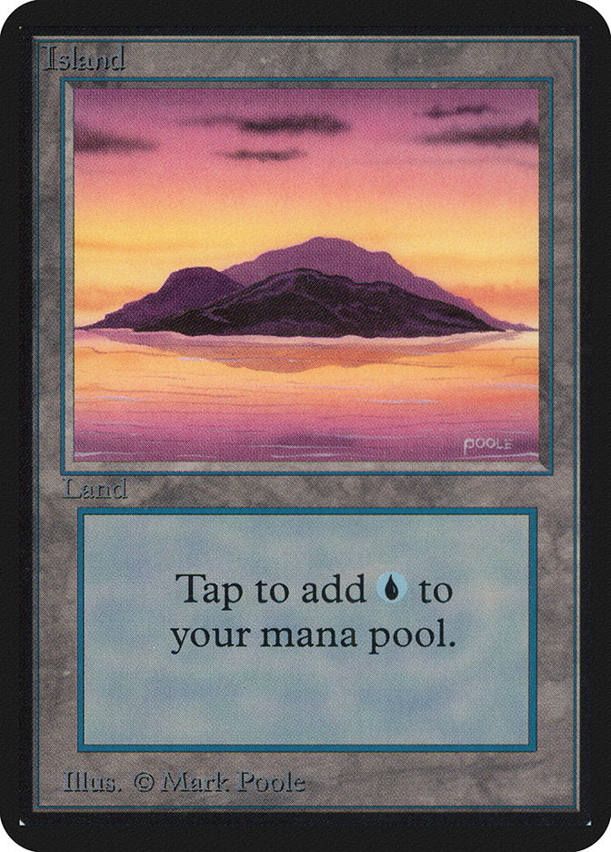 Island (288) [Alpha Edition] Magic: The Gathering