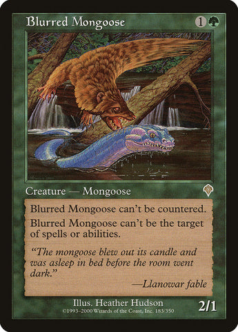 Blurred Mongoose [Invasion] Magic: The Gathering