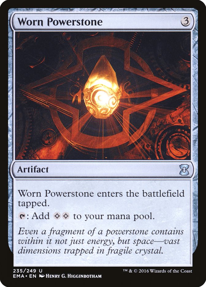 Worn Powerstone [Eternal Masters] Magic: The Gathering