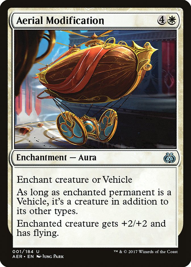 Aerial Modification [Aether Revolt] Magic: The Gathering