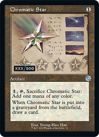 Chromatic Star (Retro Schematic) (Serial Numbered) [The Brothers' War Retro Artifacts] Magic: The Gathering