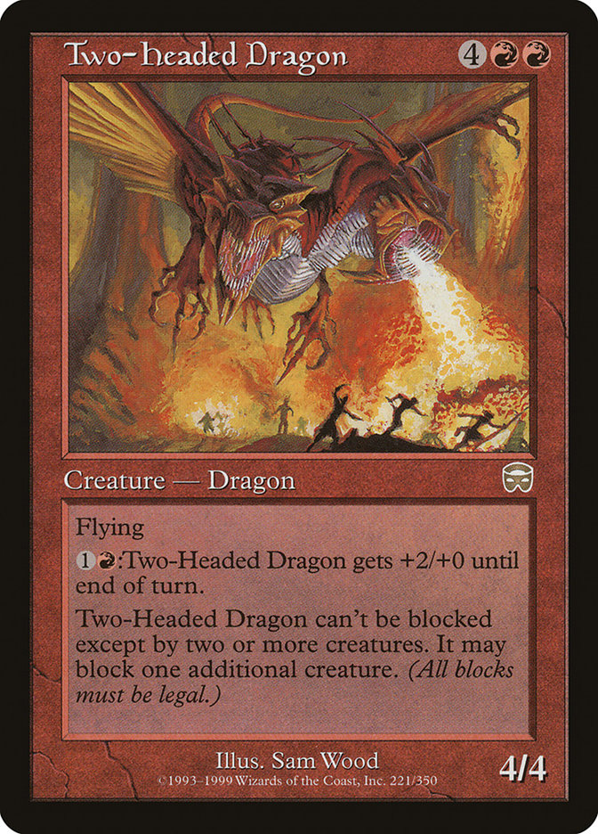 Two-Headed Dragon [Mercadian Masques] Magic: The Gathering