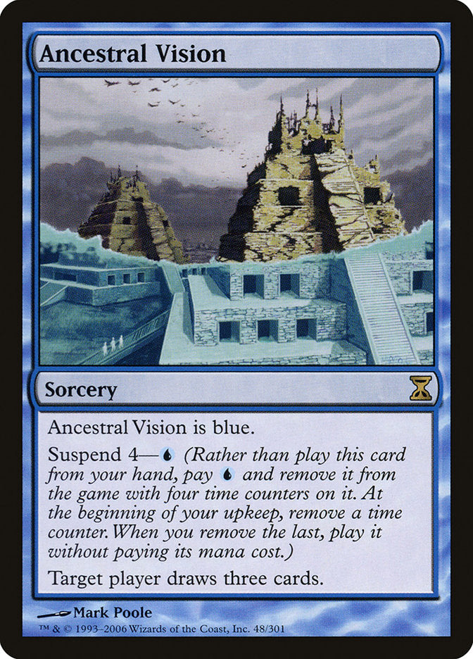 Ancestral Vision [Time Spiral] Magic: The Gathering