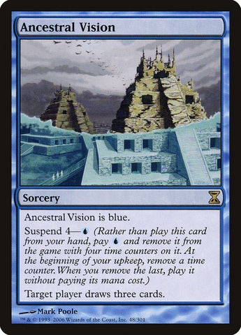 Ancestral Vision [Time Spiral] Magic: The Gathering