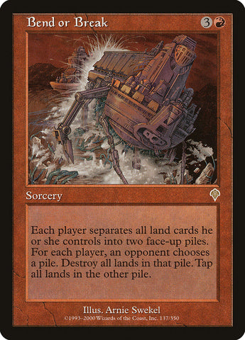 Bend or Break [Invasion] Magic: The Gathering
