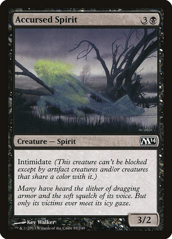 Accursed Spirit [Magic 2014] Magic: The Gathering