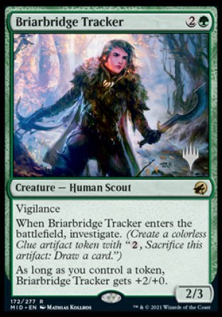 Briarbridge Tracker (Promo Pack) [Innistrad: Midnight Hunt Promos] Magic: The Gathering