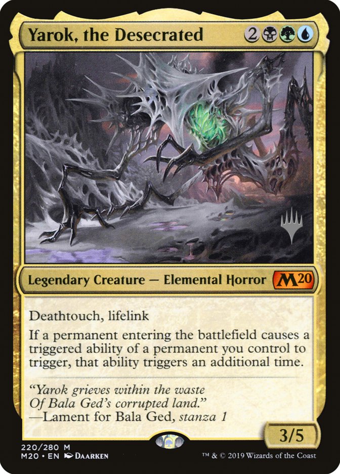 Yarok, the Desecrated(Promo Pack) [Core Set 2020 Promos] Magic: The Gathering