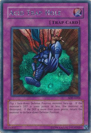 Acid Trap Hole [SSD-E002] Prismatic Secret Rare Yu-Gi-Oh!