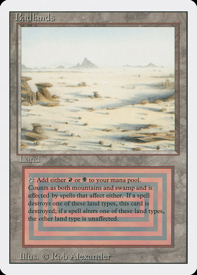 Badlands [Revised Edition] Magic: The Gathering