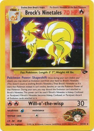 Brock's Ninetales (3/132) [Gym Challenge Unlimited] Pokémon