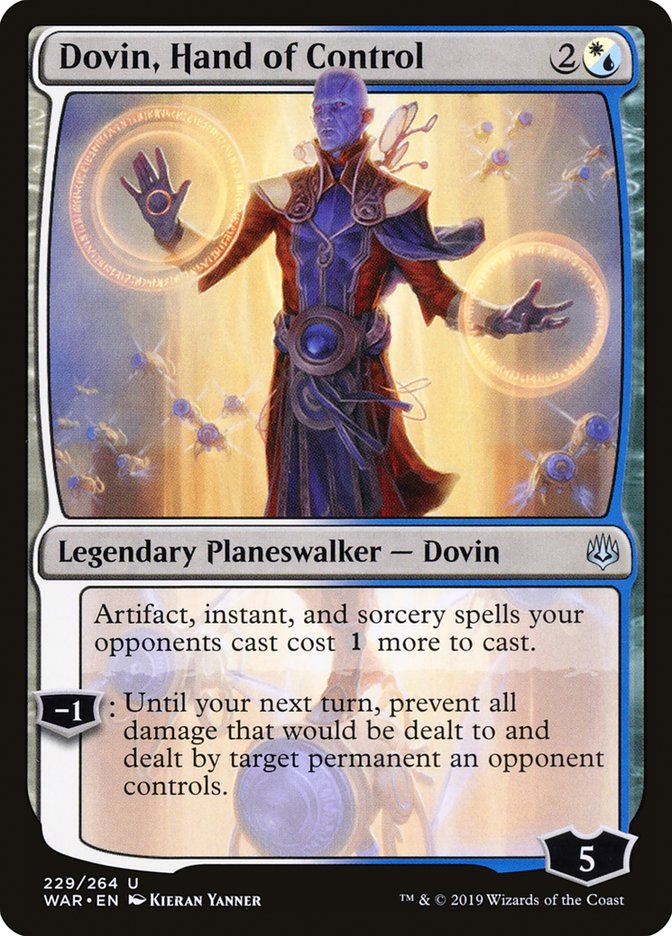 Dovin, Hand of Control [War of the Spark] Magic: The Gathering