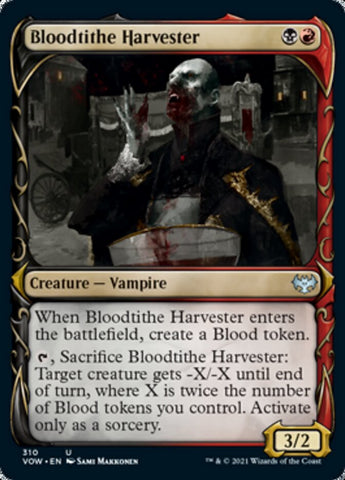 Bloodtithe Harvester (Showcase Fang Frame) [Innistrad: Crimson Vow] Magic: The Gathering