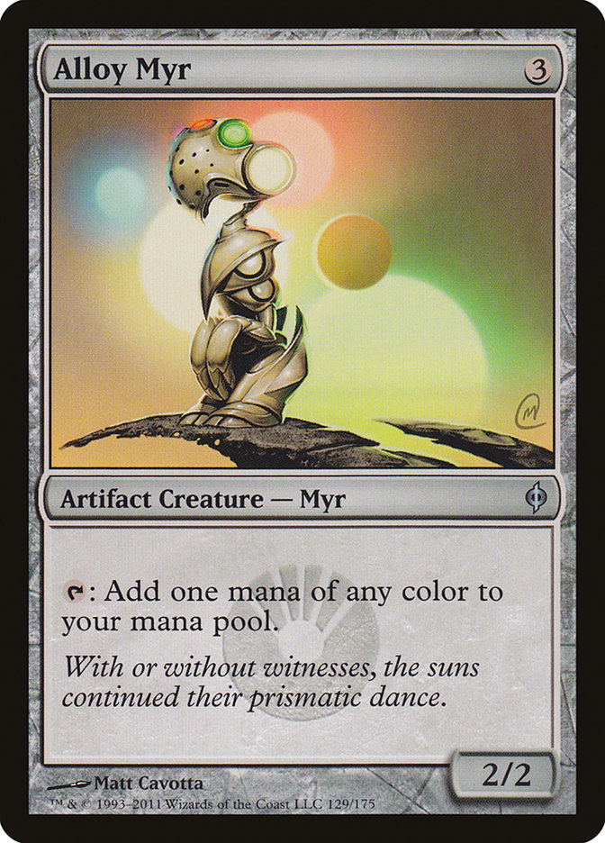 Alloy Myr [New Phyrexia] Magic: The Gathering