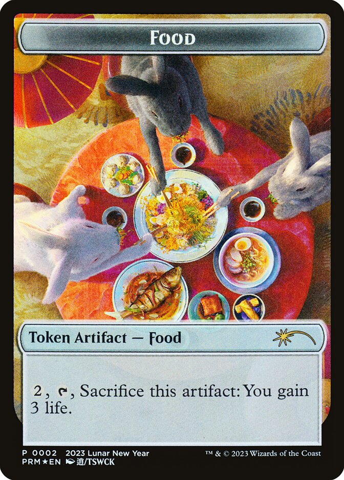 Food Token [Year of the Rabbit 2023] Magic: The Gathering