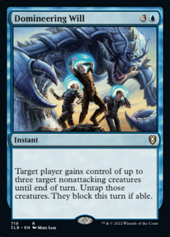 Domineering Will [Commander Legends: Battle for Baldur's Gate] Magic: The Gathering