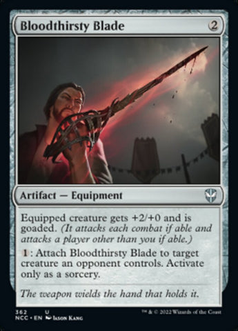 Bloodthirsty Blade [Streets of New Capenna Commander] Magic: The Gathering
