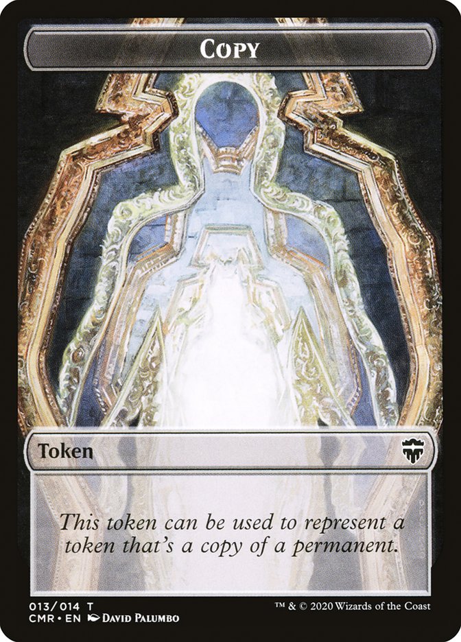 Copy (013) // Treasure Double-Sided Token [Commander Legends Tokens] Magic: The Gathering