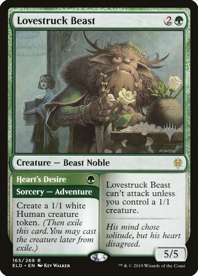 Lovestruck Beast // Heart's Desire (Promo Pack) [Throne of Eldraine Promos] Magic: The Gathering