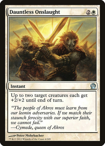 Dauntless Onslaught [Theros] Magic: The Gathering