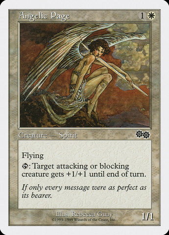 Angelic Page [Battle Royale] Magic: The Gathering