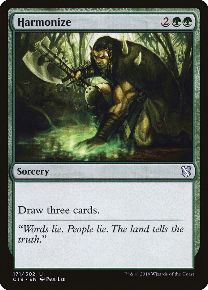 Harmonize [Commander 2019] Magic: The Gathering
