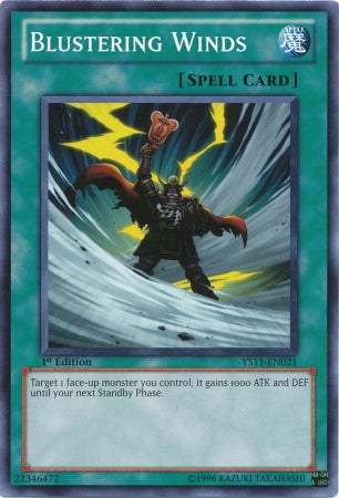 Blustering Winds [YS11-EN021] Common Yu-Gi-Oh!