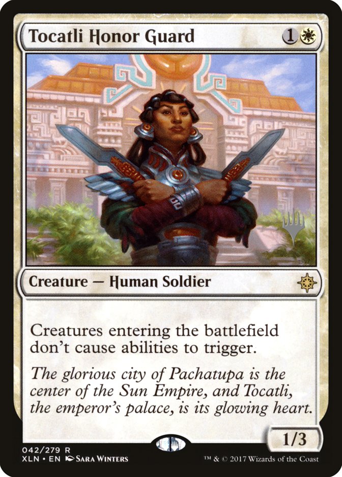 Tocatli Honor Guard (Promo Pack) [Ixalan Promos] Magic: The Gathering