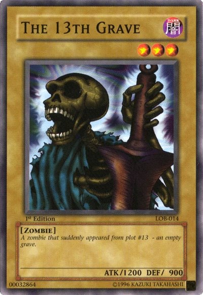 The 13th Grave [LOB-014] Common Yu-Gi-Oh!