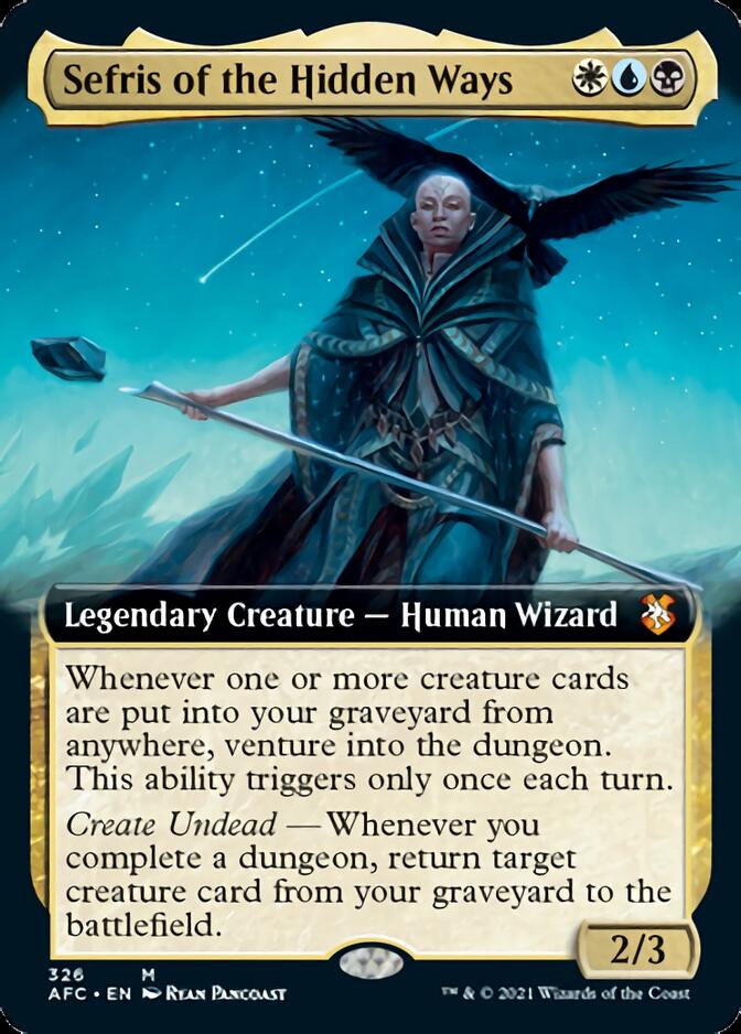 Sefris of the Hidden Ways (Extended Art) [Dungeons & Dragons: Adventures in the Forgotten Realms Commander] Magic: The Gathering