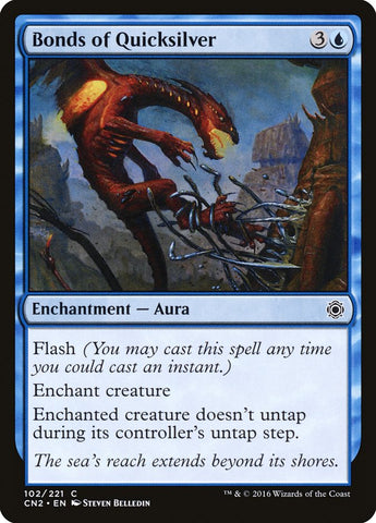 Bonds of Quicksilver [Conspiracy: Take the Crown] Magic: The Gathering