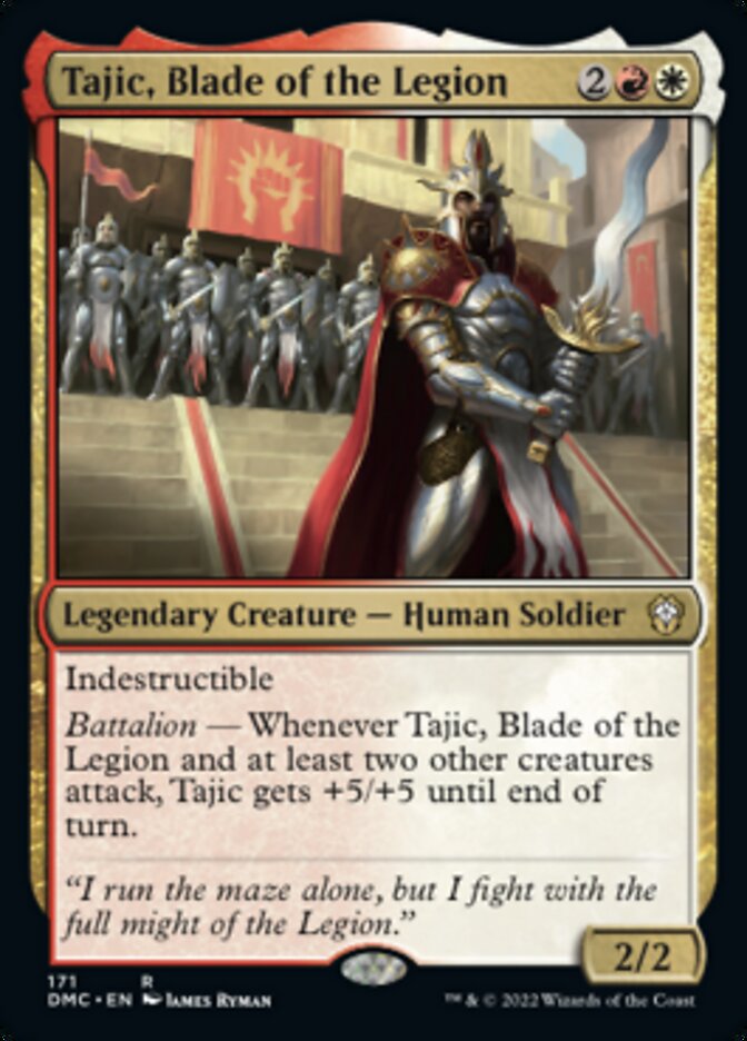 Tajic, Blade of the Legion [Dominaria United Commander] Magic: The Gathering