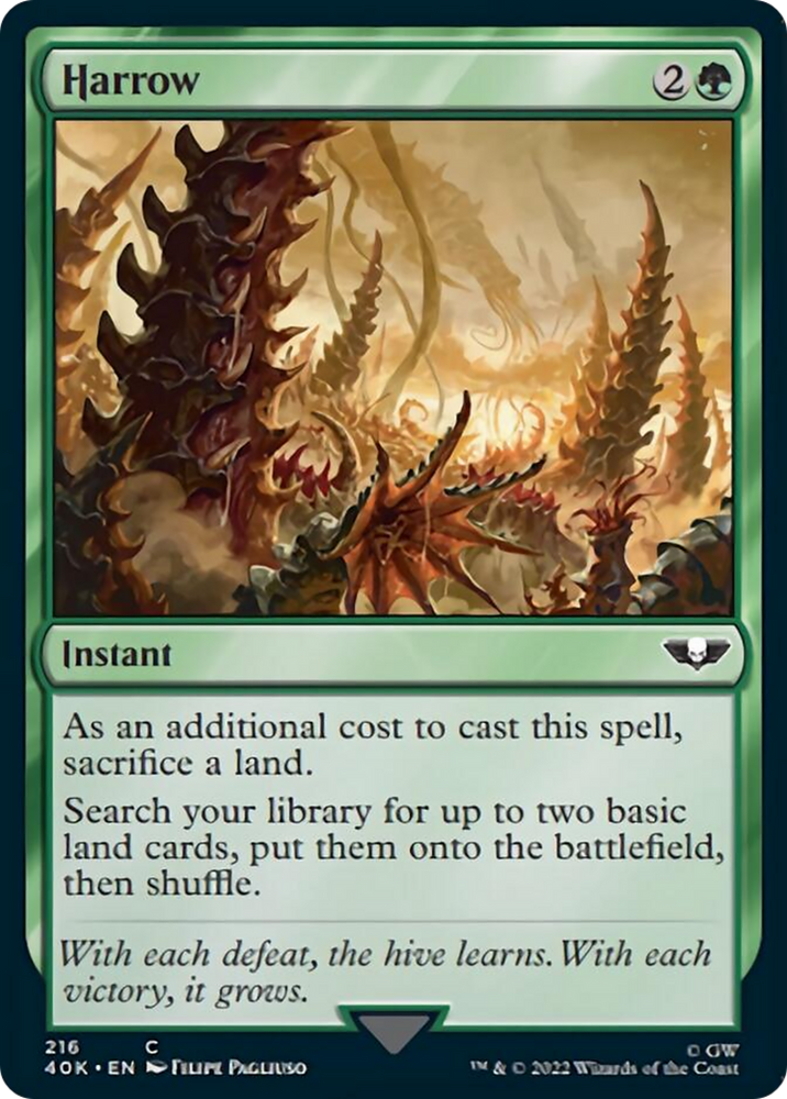 Harrow (Surge Foil) [Warhammer 40,000] Magic: The Gathering