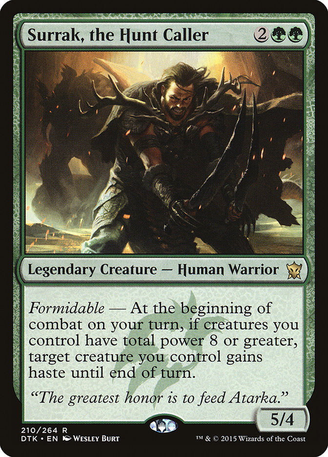 Surrak, the Hunt Caller [Dragons of Tarkir] Magic: The Gathering