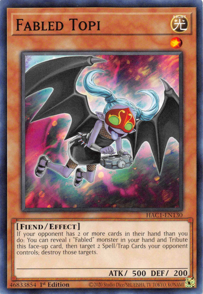 Fabled Topi [HAC1-EN130] Common Yu-Gi-Oh!