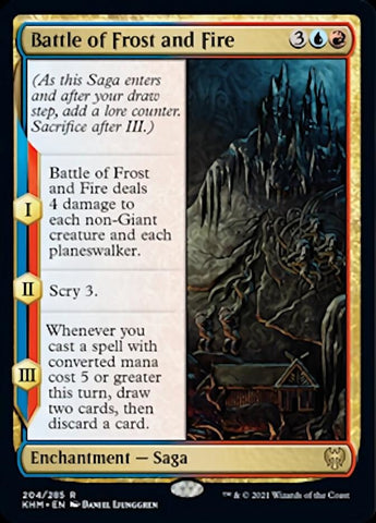 Battle of Frost and Fire [Kaldheim] Magic: The Gathering