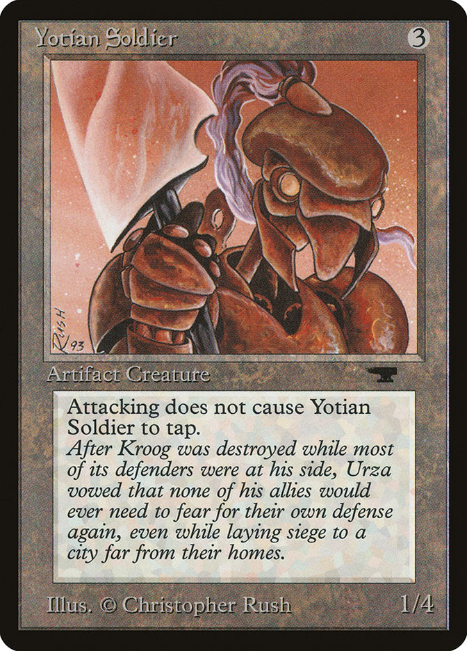 Yotian Soldier [Antiquities] Magic: The Gathering