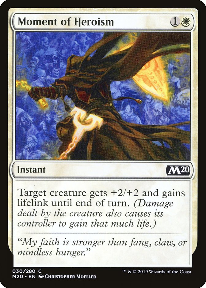 Moment of Heroism [Core Set 2020] Magic: The Gathering
