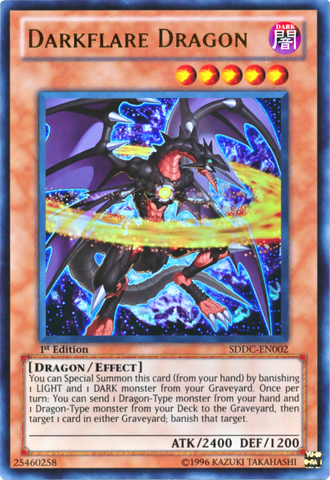 Darkflare Dragon [SDDC-EN002] Ultra Rare Yu-Gi-Oh!