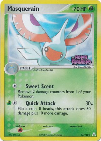 Masquerain (47/110) (Stamped) [EX: Holon Phantoms] Pokémon